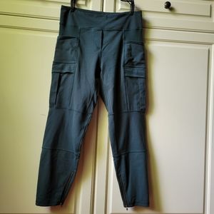 Lululemon Cargo Leggings Ankle Zip Pants Crop